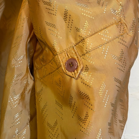 RR Serra Mens Tan Suede Cost 3/4 Length with Pockets Button Closure Lined - Picture 11 of 15